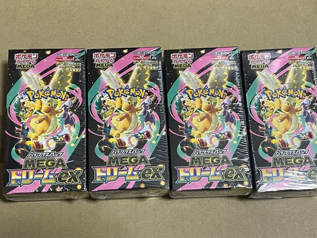 新品未開封】ポケモンカードゲーム メガドリームex シュリンク付き