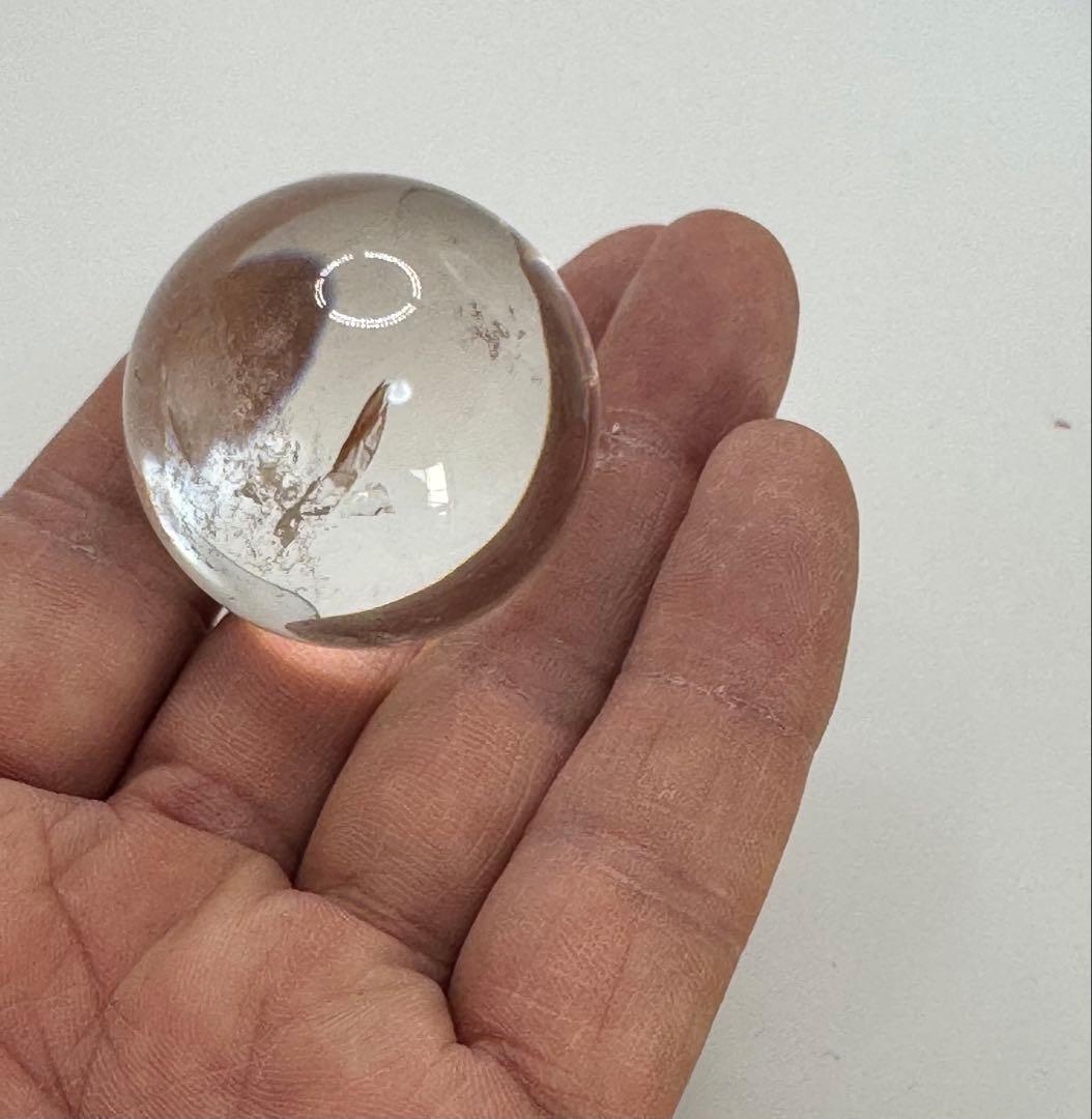 レムリアンシードクリスタル丸玉 37.8mm パワーストーン 天然石