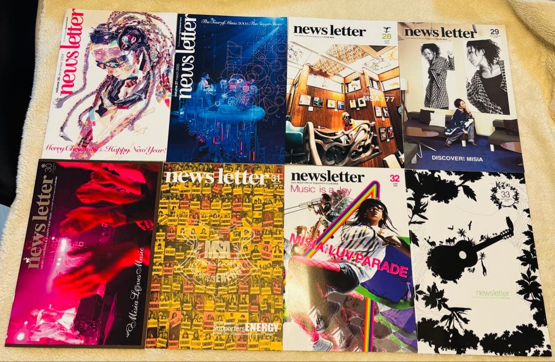 33冊まとめ売り】MISIA ファンクラブ 会報誌 vol.1〜33