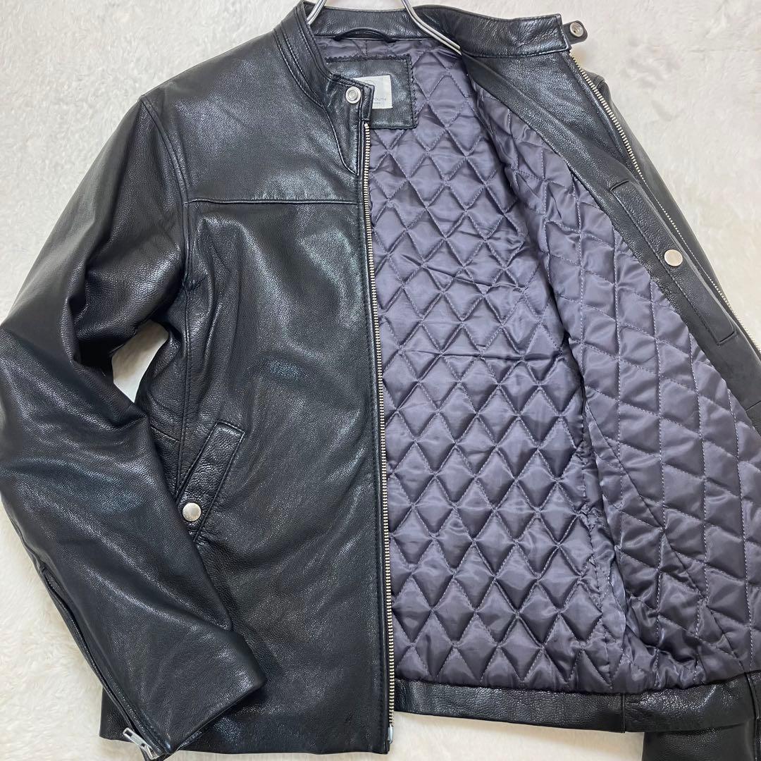 美品✨ユナイテッドアローズ やぎ革 ゴート レザージャケット 裏地キルティング ユナイテッドアローズ やぎ革 ゴート レザージャケット 裏地