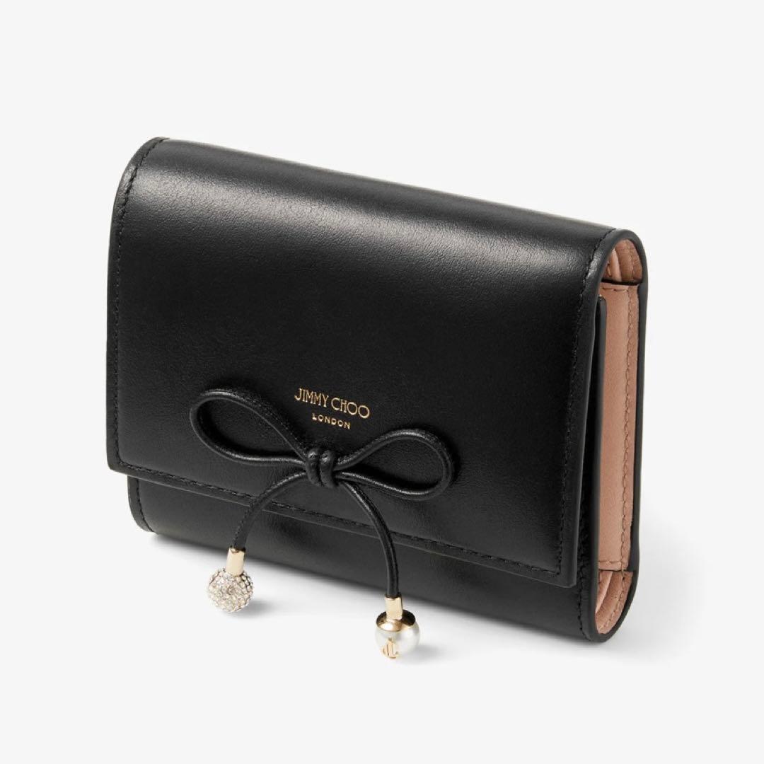 【新品未使用品】ジミーチュウ 三つ折り財布 マリンダ