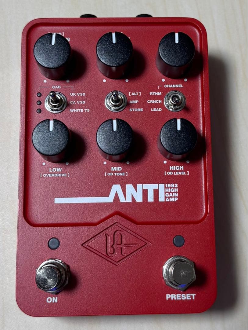 新品同様】UAFX ANTI 1992 High Gain Amp