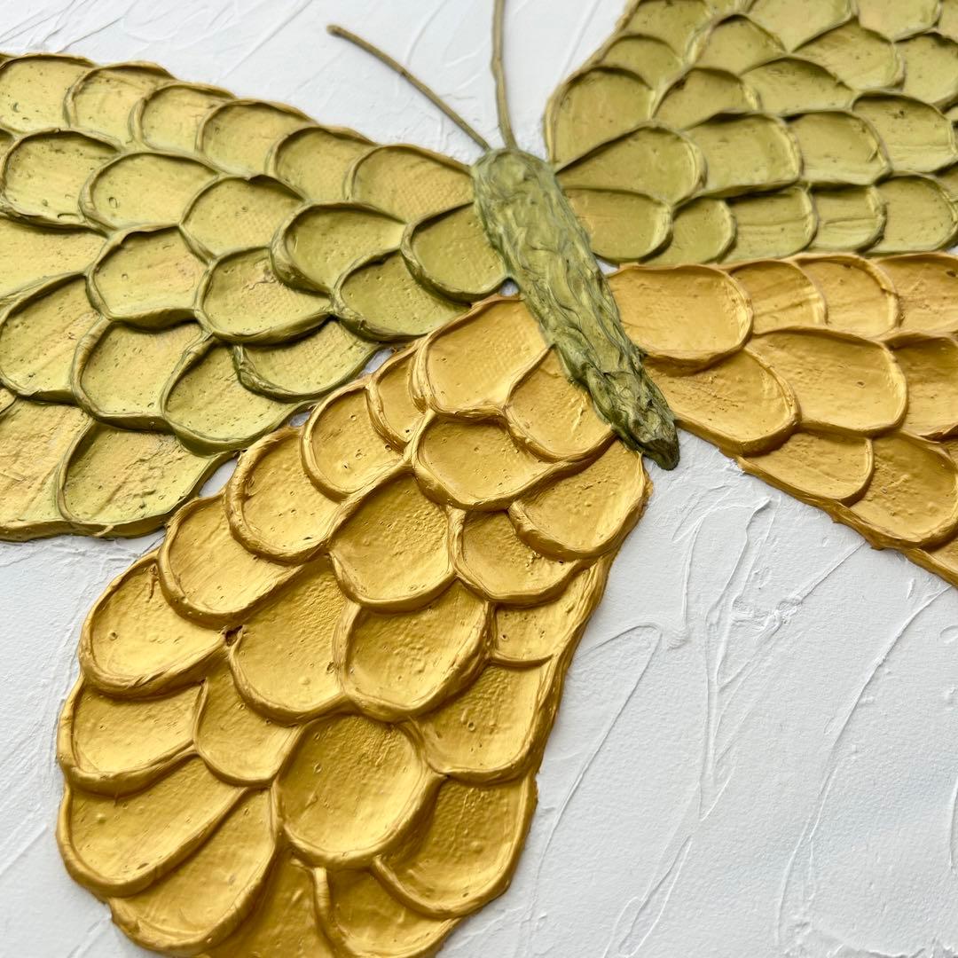 Lucky Butterfly 絵画原画 アクリル画テクスチャーアート