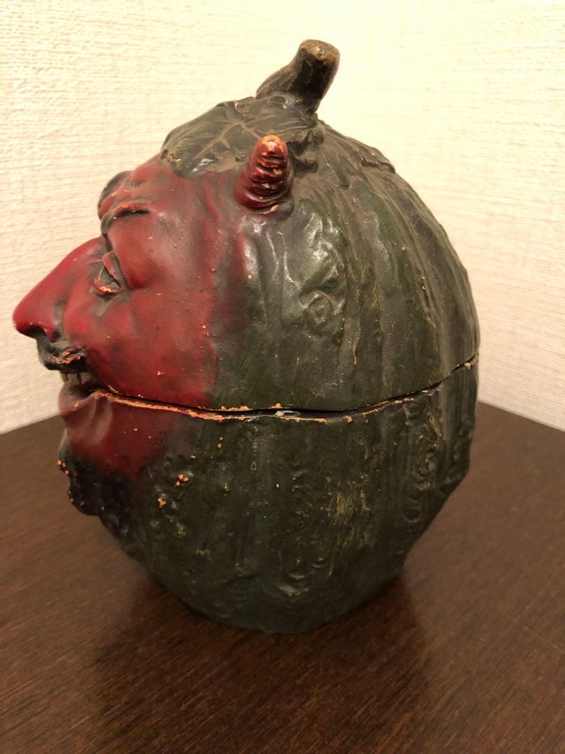 アンティーク デビル 悪魔 サタン 骨董 ヒュミドール 髑髏 骸骨 ビンテージ