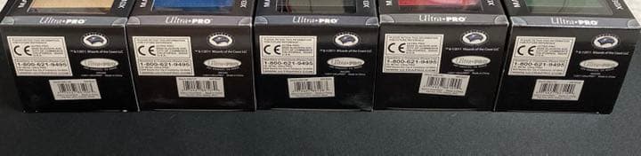 【匿名配送】MTG「つや消し新革風フリップデッキボックス」5種セット