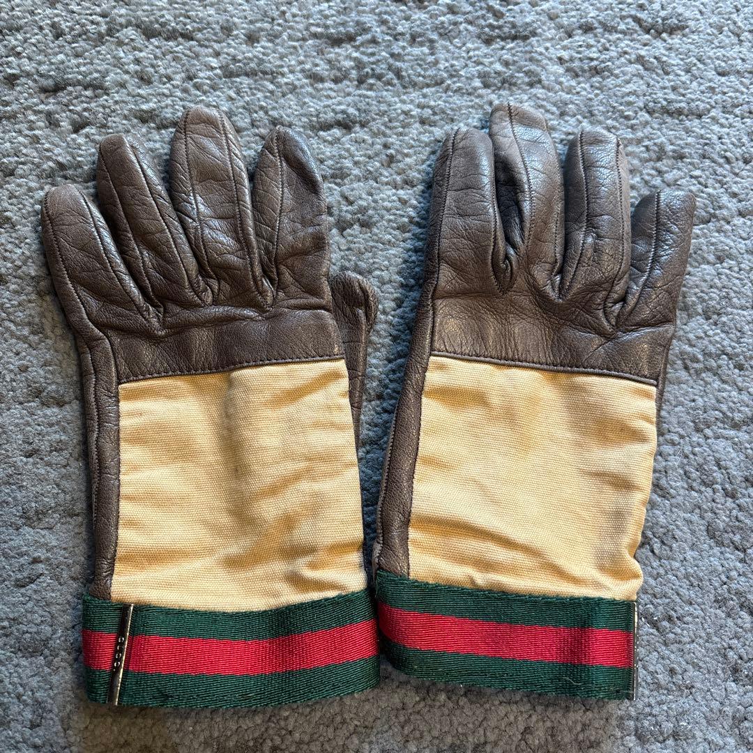 GUCCI レザー手袋 ジャンク品 - メルカリ
