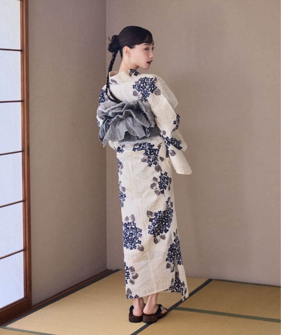 hinari 浴衣　帯　下駄セット