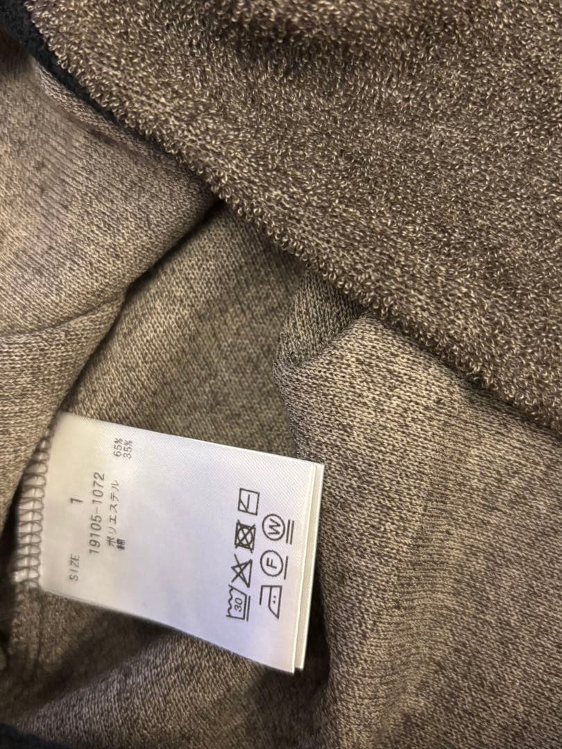 CLANE PILE FLARE TANK TOPS ブラウン サイズ1