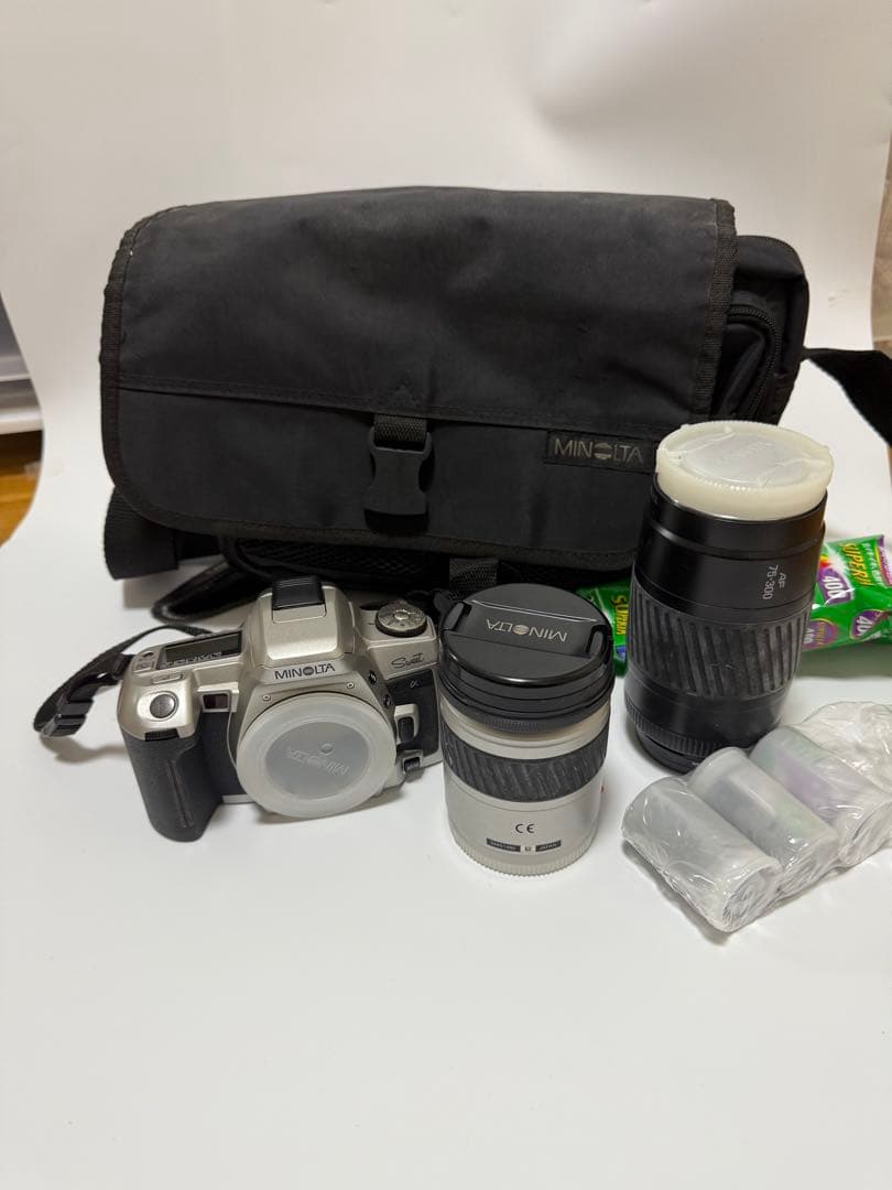 MINOLTA デジタル一眼レフカメラセット - メルカリ
