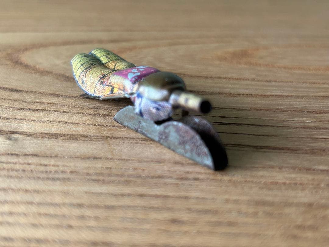 戦前 グリコのおまけ 昭和12年(1937年)頃 ブリキ製 銃を持った兵隊 貴重