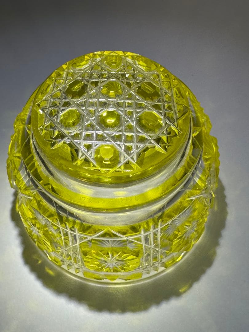 復元島津薩摩切子 猪口 Shimadzu Satsuma Kiriko N006 島津薩摩切子