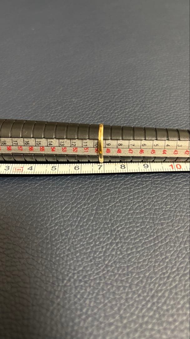 k10 イエローゴールドリング 約9号