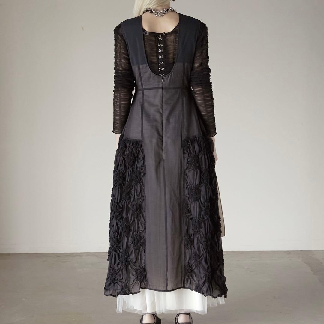 新品タグ付き　プランクプロジェクト　フラワーシャーリングパネルワンピース