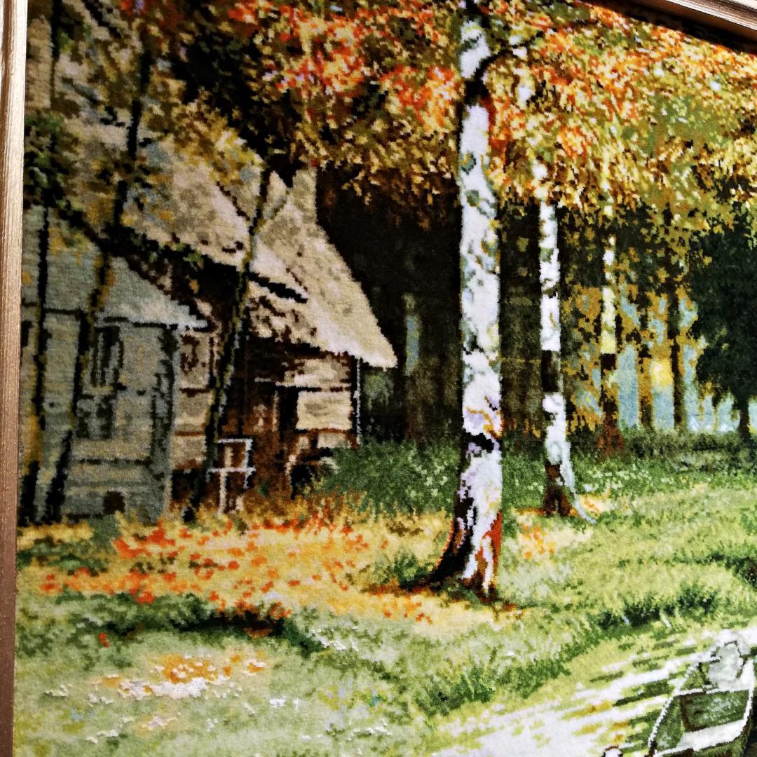 新春初売りセール▼ペルシャ絨毯 額装 タブリーズ 「水辺」