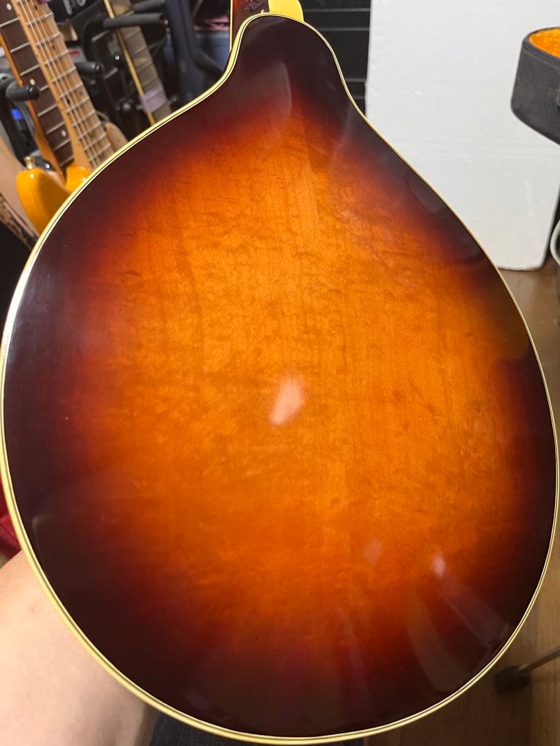 春日フラットマンドリン M-30 クリップピックアップ、ハードケース付き！