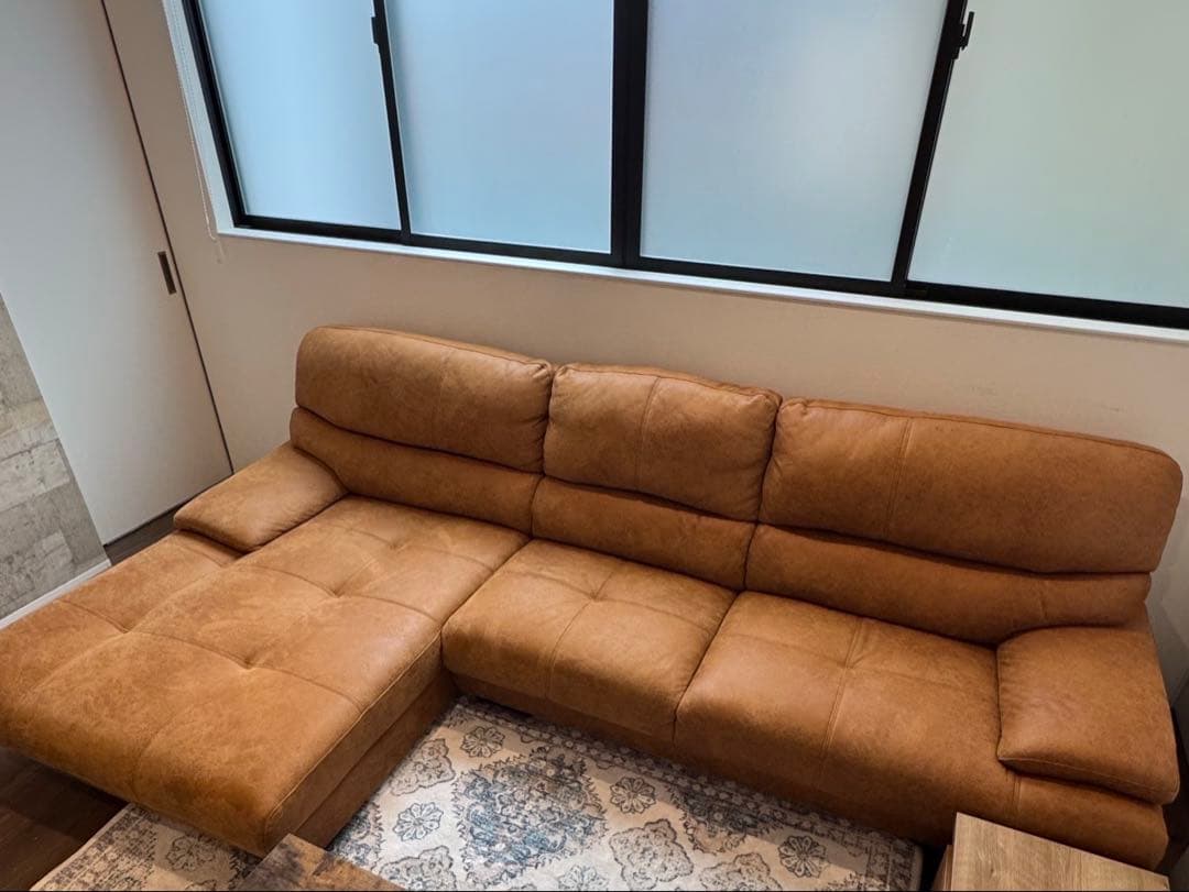 an　クラッシュゲート　L字型ソファ