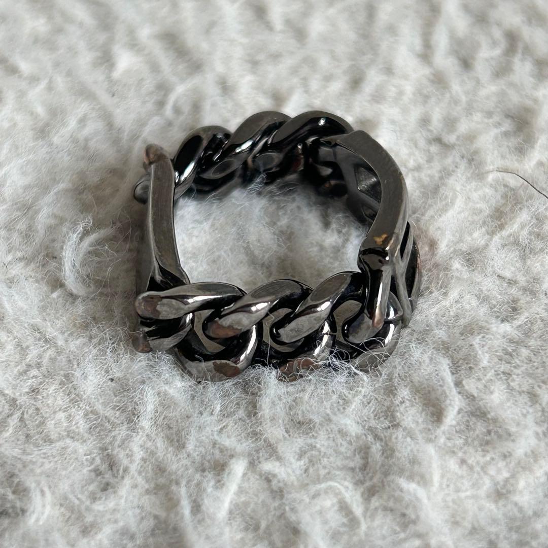 超激レア✨フェンディ チェーンリング 喜平 FFロゴ ズッカ メッキ イタリア製