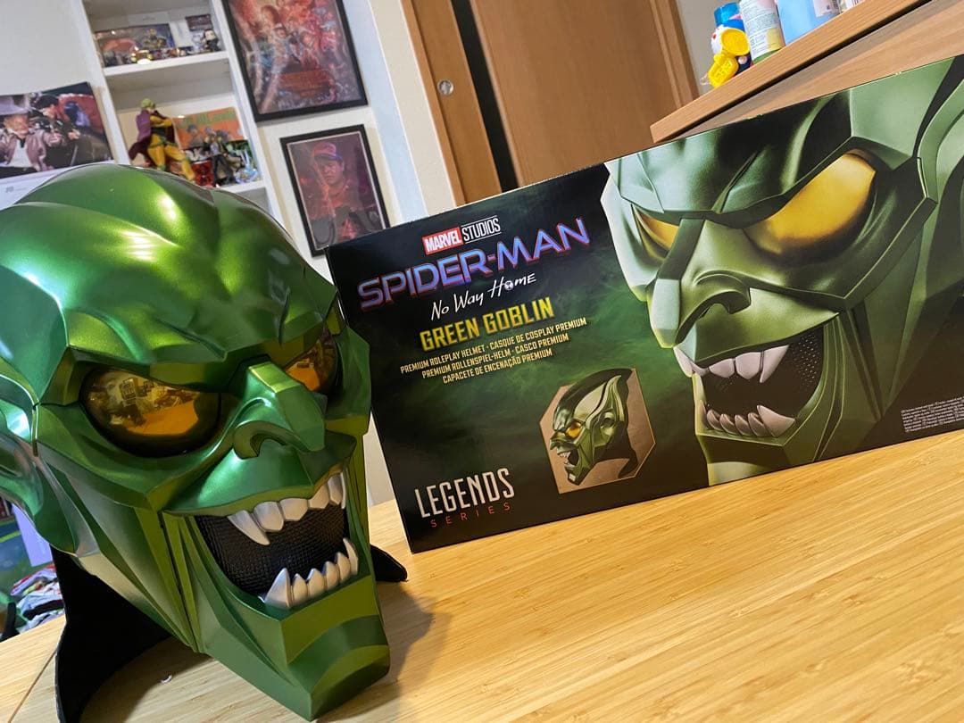 ハズブロ マーベルレジェンド グリーンゴブリン1/1スケールマスク 箱