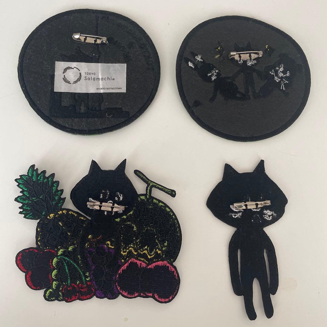 Ne-net にゃー ワッペンバッジ4点セット