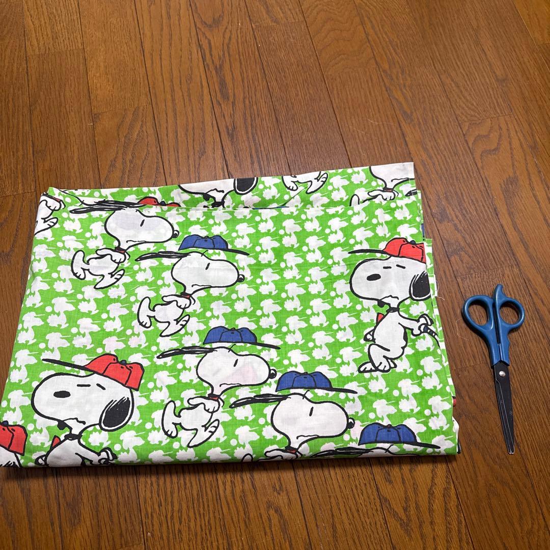 SNOOPY ビンテージ カーテン シーツ USA製 170×240