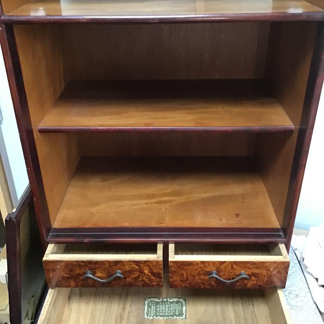 棚 茶棚 銘木 家具 金戸