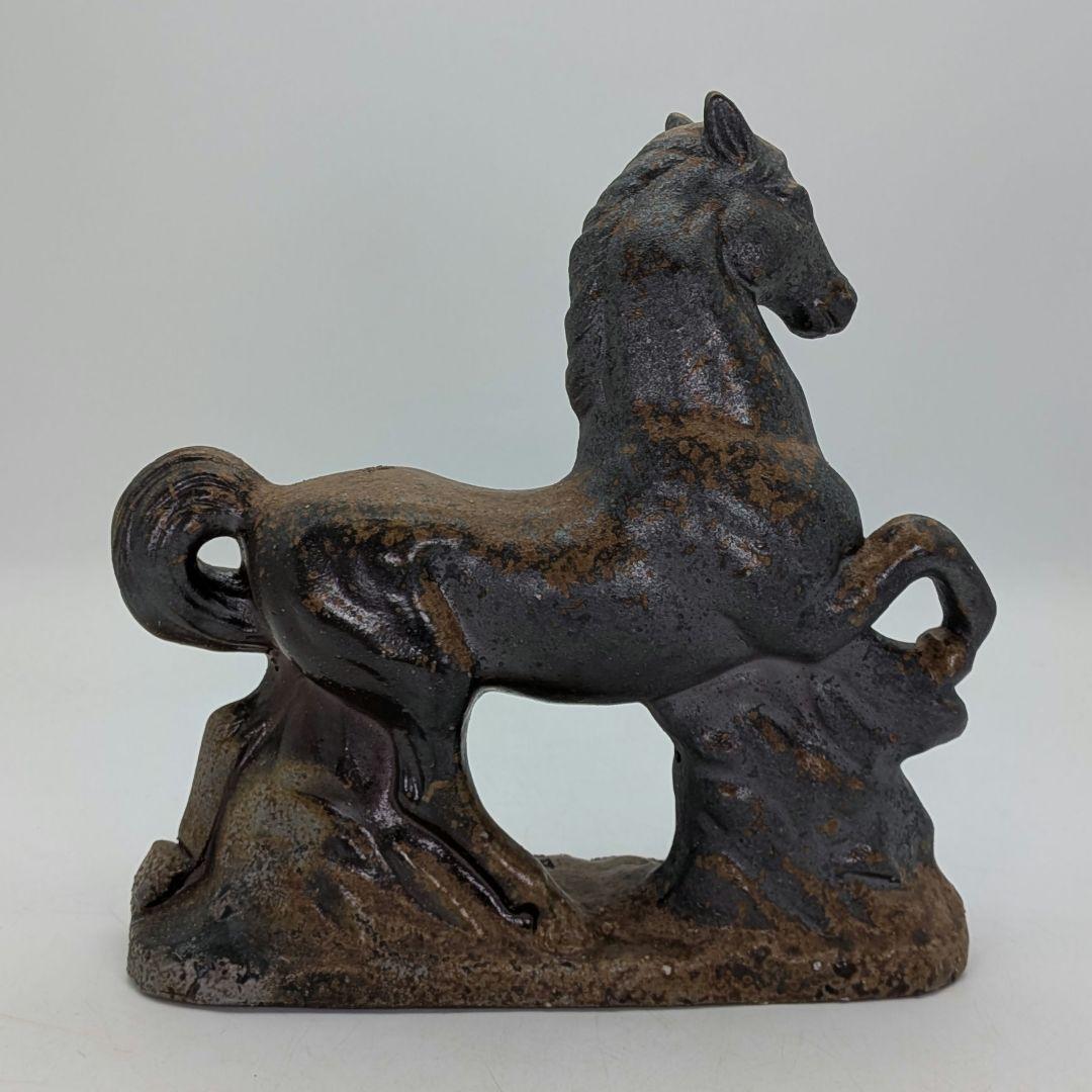 山麓窯 中村朝男 備前焼 午置物 共箱共布栞 干支置物 午年 馬 ウマ 在銘