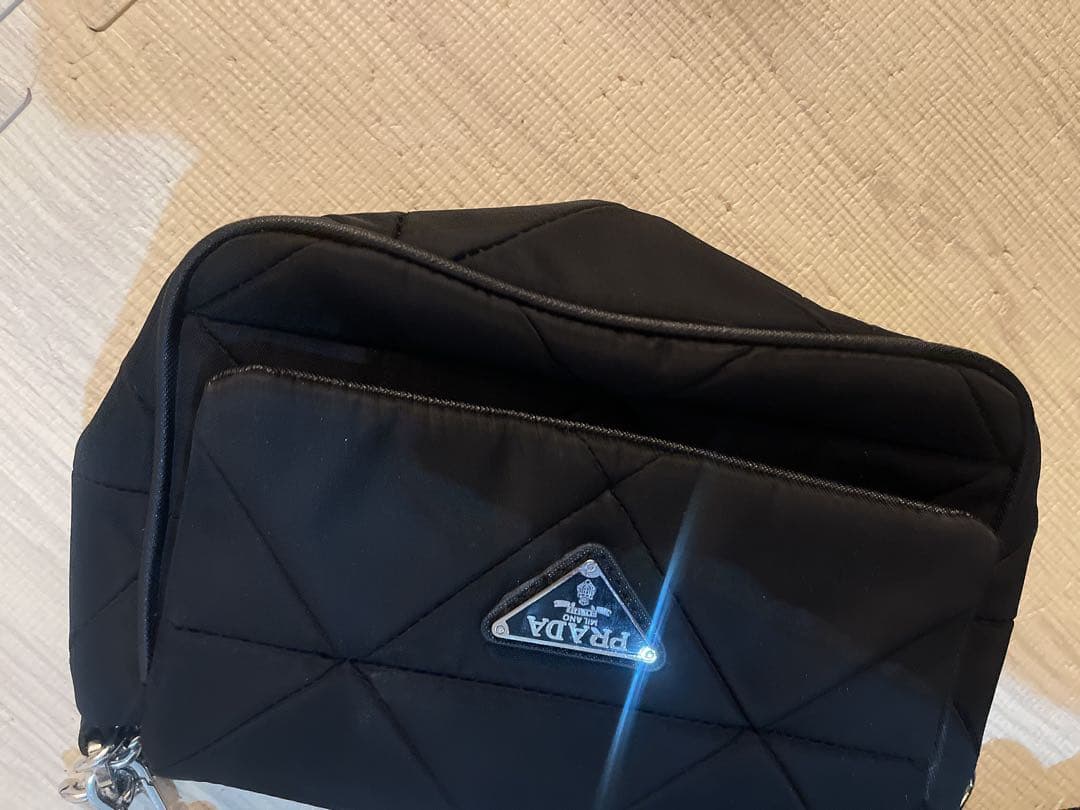 ※専用　PRADA ノベルティブラック ショルダーバッグ キルティング