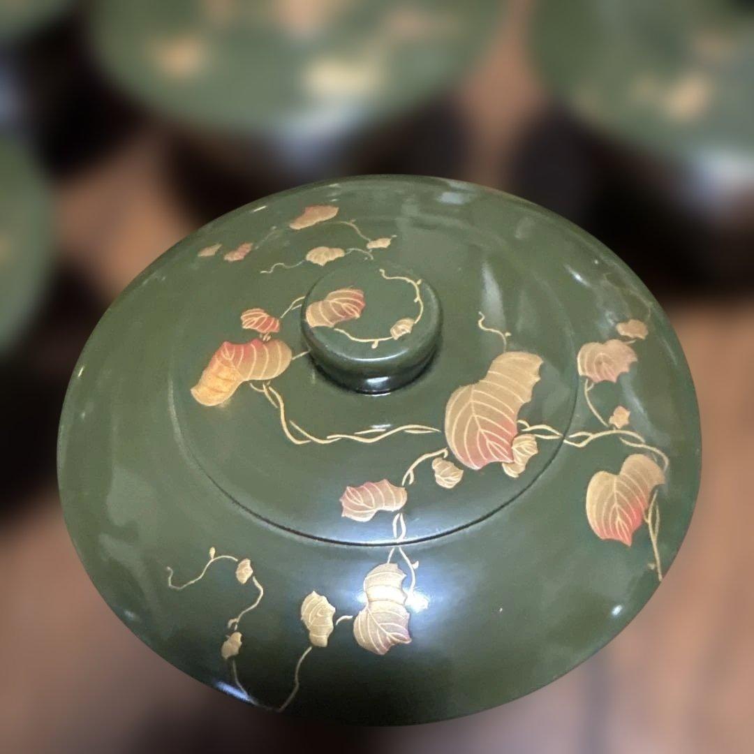 期間限最終処分特価逸品輪島アンティークお吸い物椀五客セット煮物や向付上品オシャレ