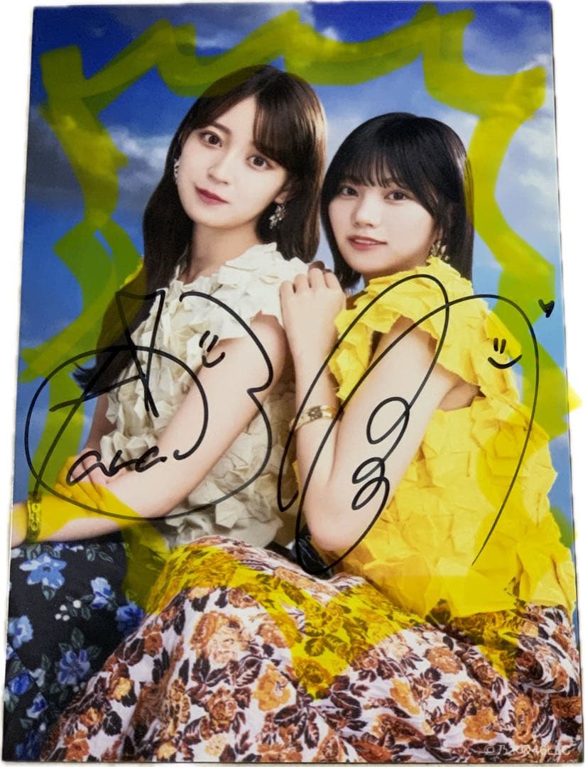 超レア】乃木坂46 阪口珠美,中西アルノ,直筆サイン入り写真