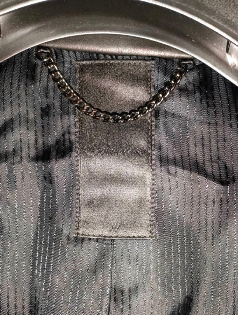 galaabend 刺繍 ライダース シングル ブラック dior homme - メルカリ