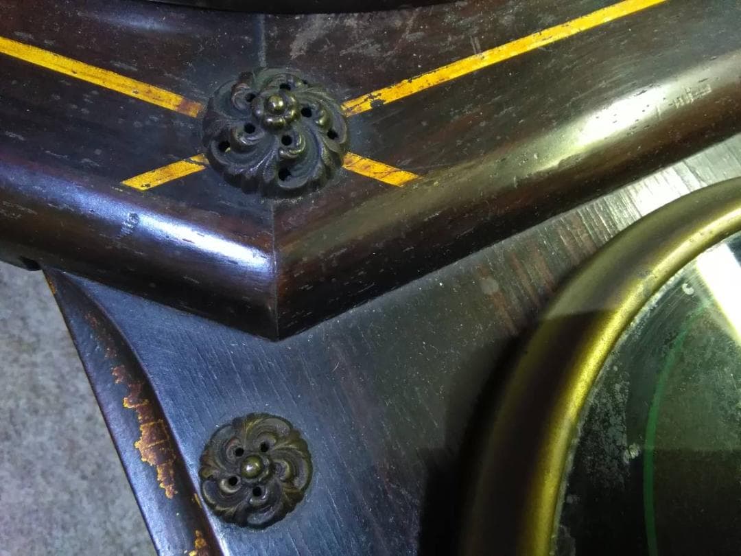 貴重 USA セストーマス製 中世の騎士 貴族絵 古い八角時計