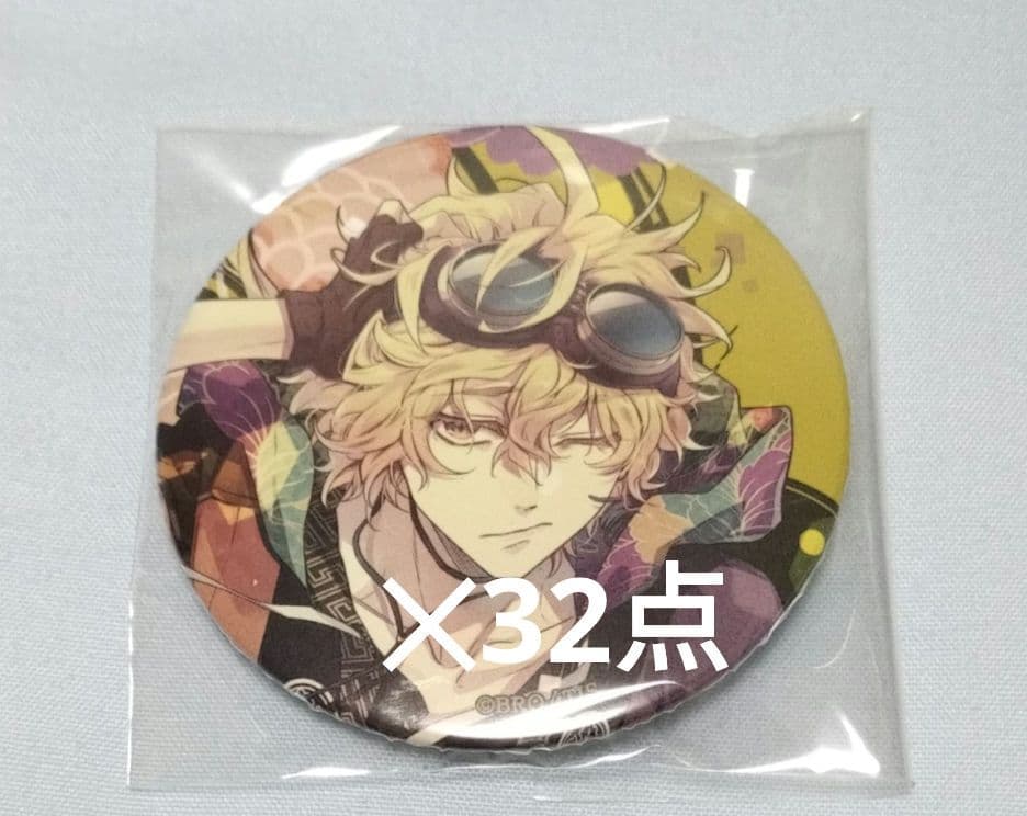 泡沫のユークロニア ユークロ 缶バッジ 露草