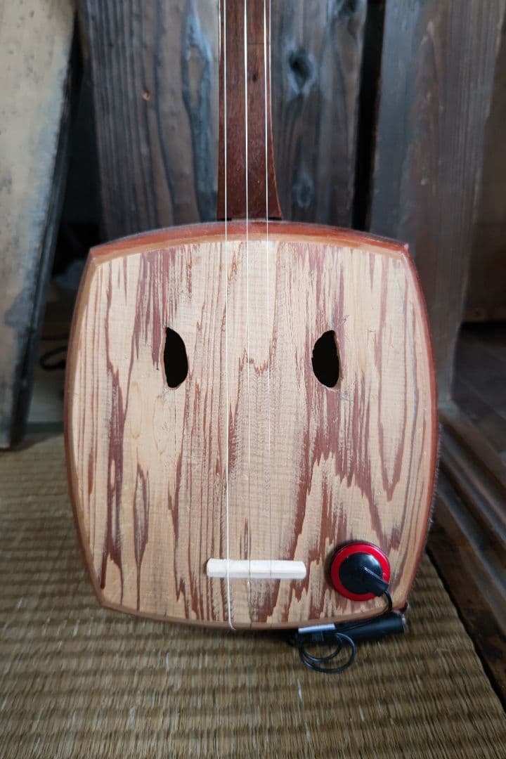 シャズセン　ピックアップ装備　細棹 三味線 サズ トルコ