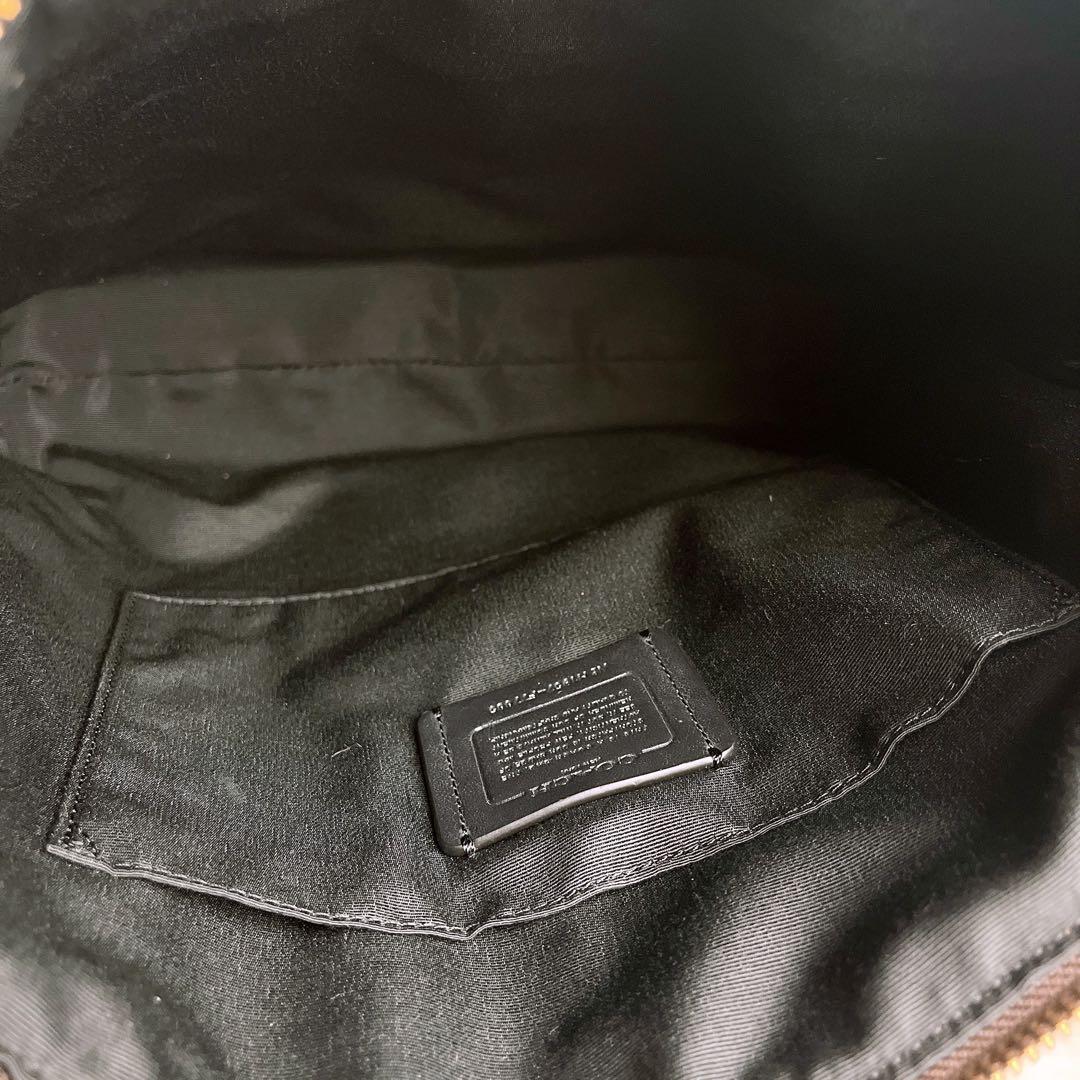 未使用☆COACHコーチ ショルダーバッグ シグネチャー ブラウン