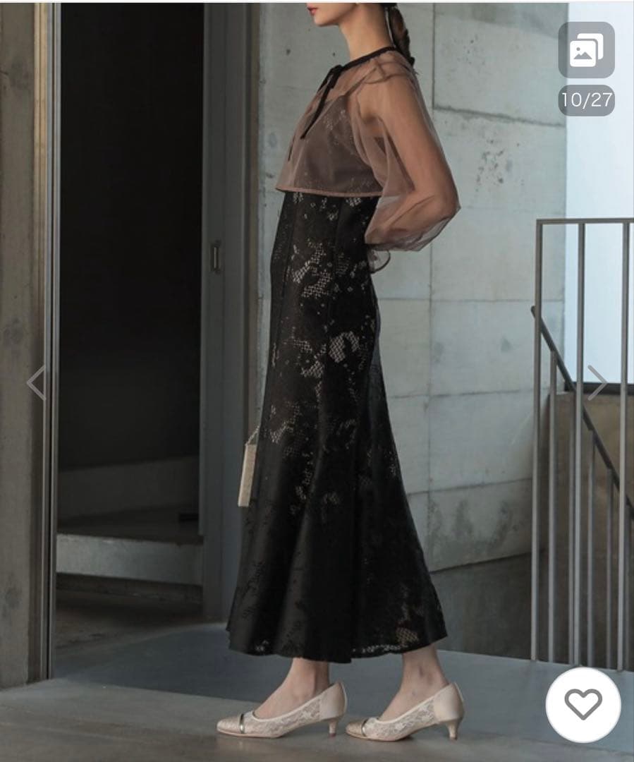 Dorry Doll シフォンボレロセットメニーウエイドレス S 黒 - メルカリ