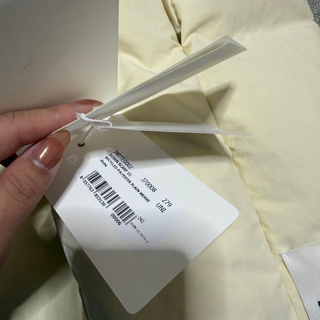 JIL SANDER DOWN SCARF 01 DUNE - メルカリ