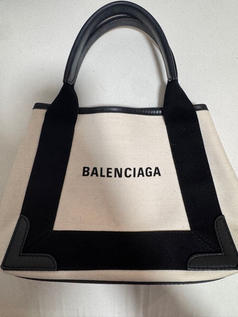 BALENCIAGA トートバッグ アイボリー/ブラック