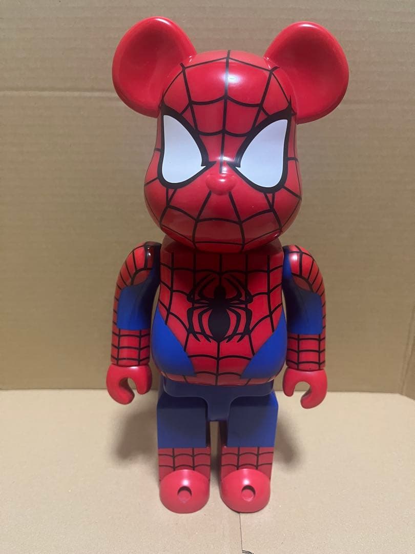美品 初期物 ベアブリック400％ スパイダーマン ハッピーくじ 特賞