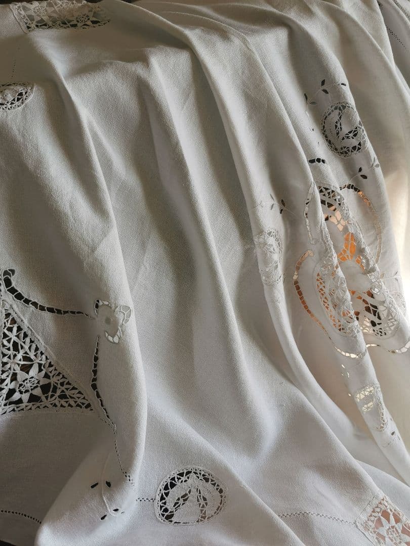 アンティーク ピケドプロヴァンス 桜モチーフ リバーシブルふっくら