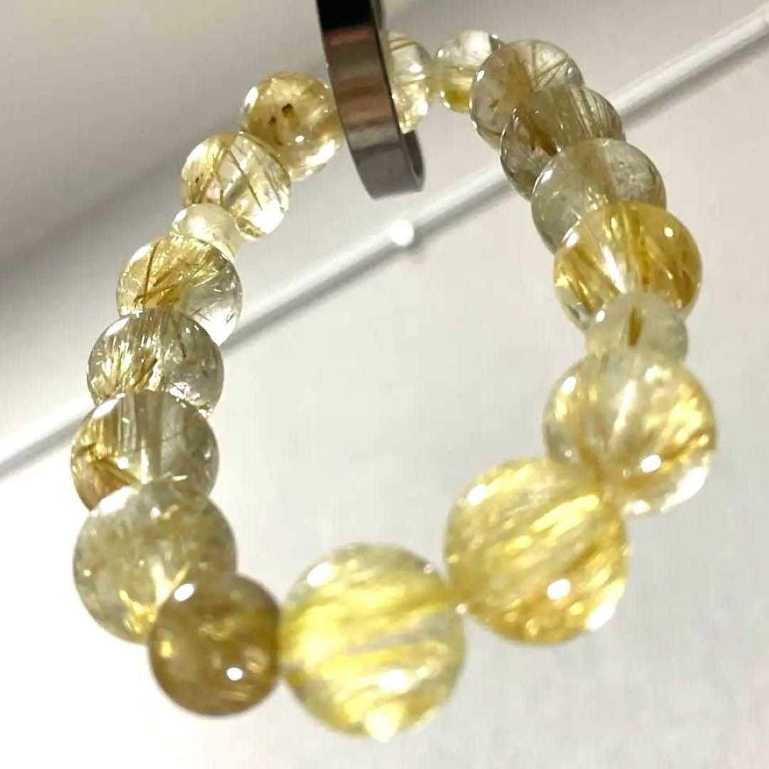 n*い様 【21万➡︎9万8千円】ゴールデンタイチンルチルクォーツ ブレスレット