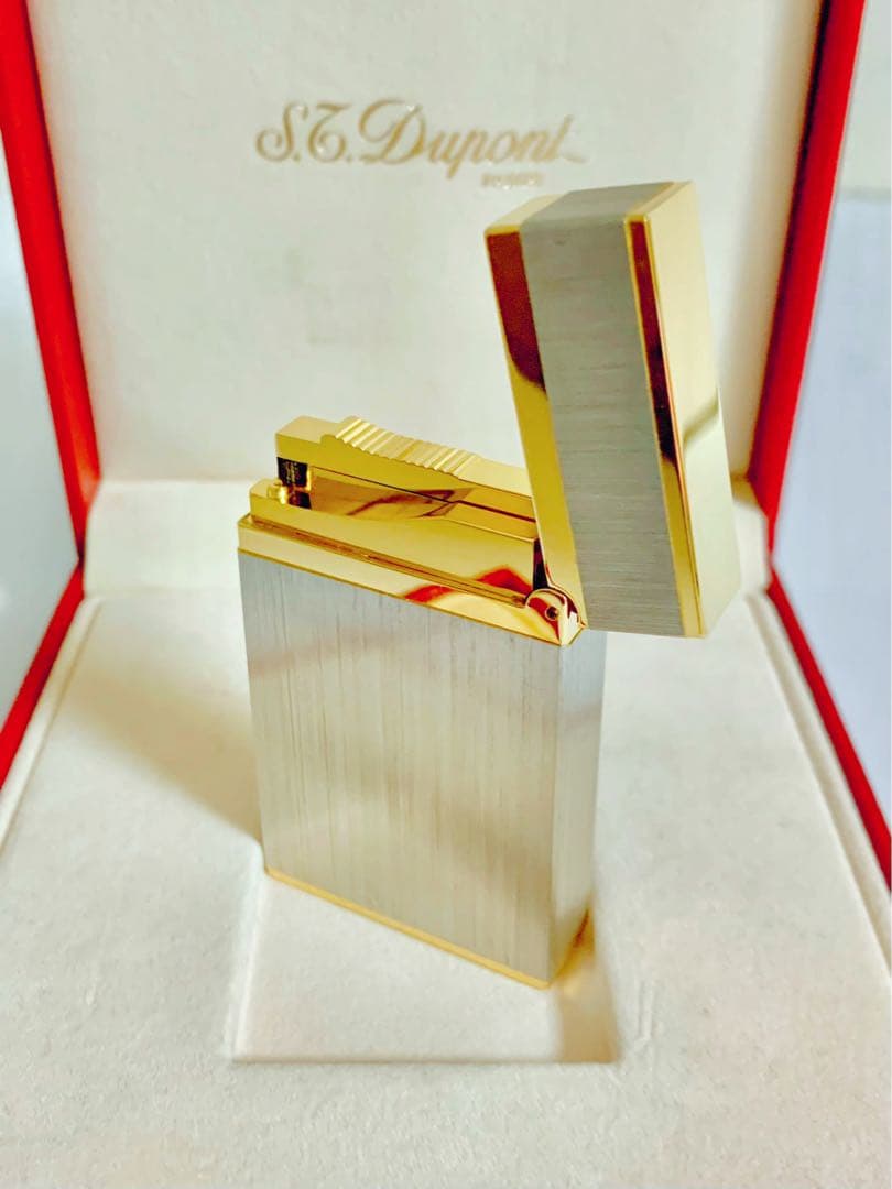 S.T.Dupont デュポン ガスライター ライン2 ヘアライン 16841