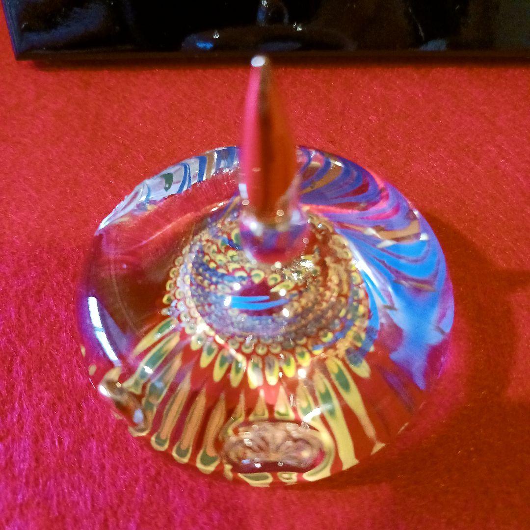 ガラス製 雛人形 ひな祭り ベネチアンガラスペーパーウェイト