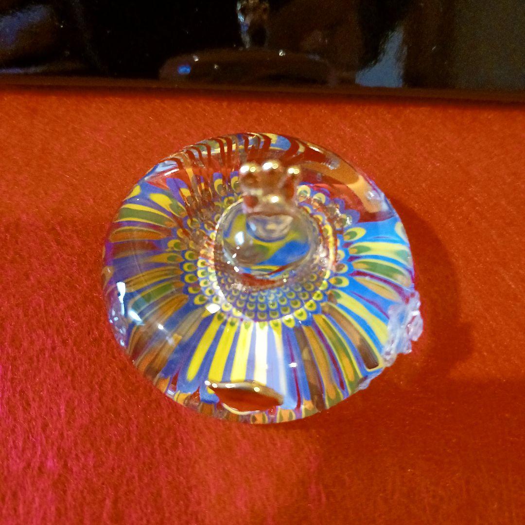 ガラス製 雛人形 ひな祭り ベネチアンガラスペーパーウェイト