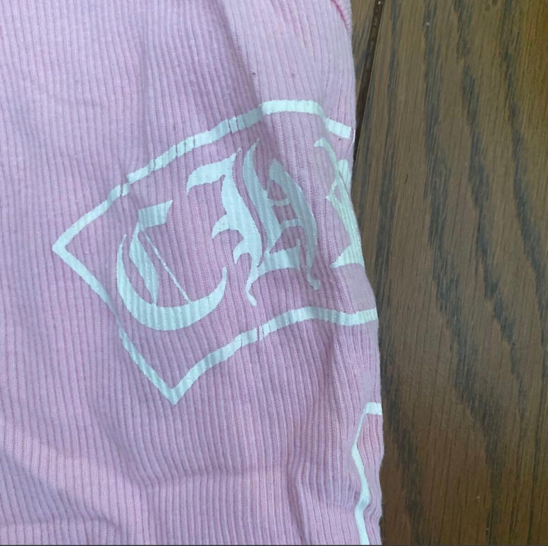 レア 正規 クロムハーツ 正規品　ピンク ビンテージ タンクトップ