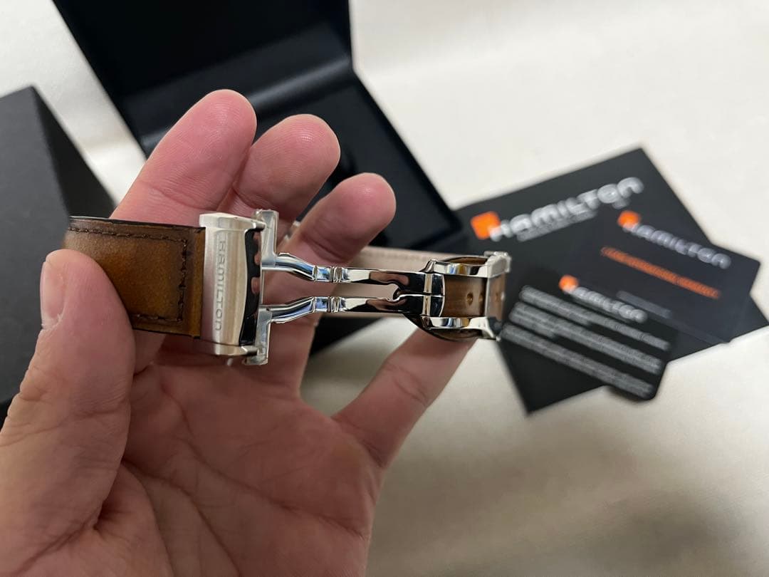 【美品】HAMILTON 自動巻き腕時計