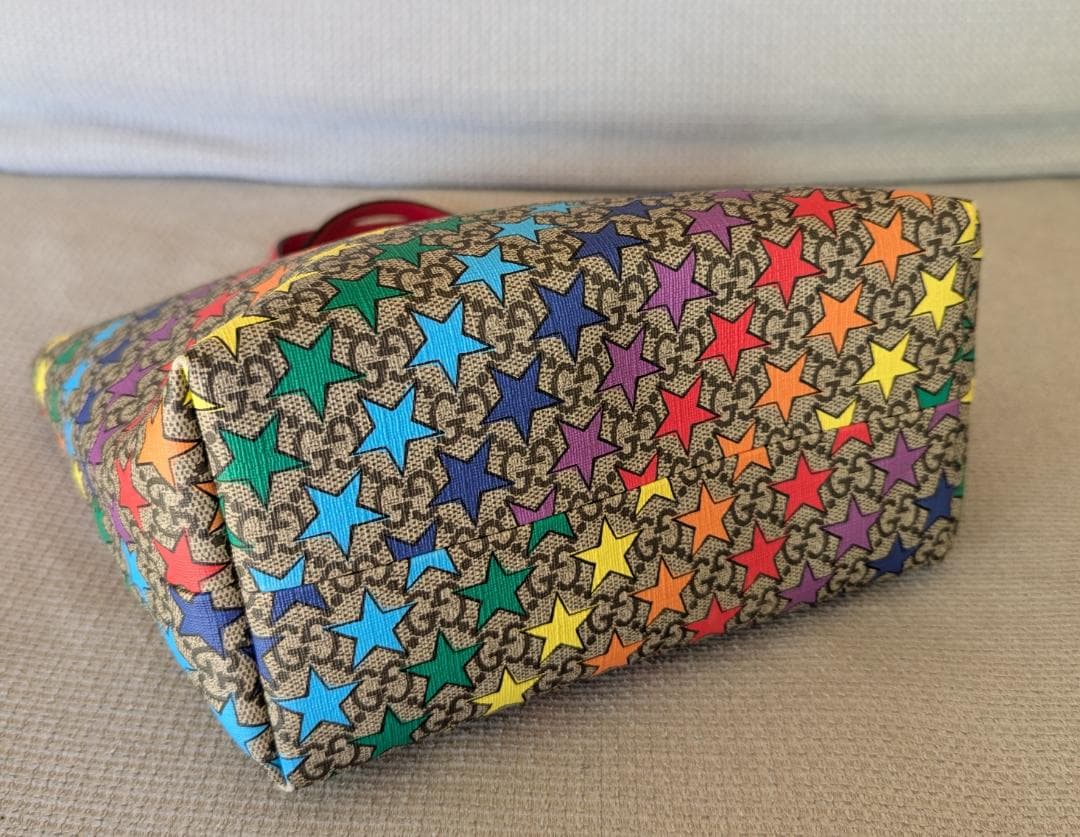 ナ*ョ様 GUUCI 410812 グッチ チルドレンズ レインボースター ハン