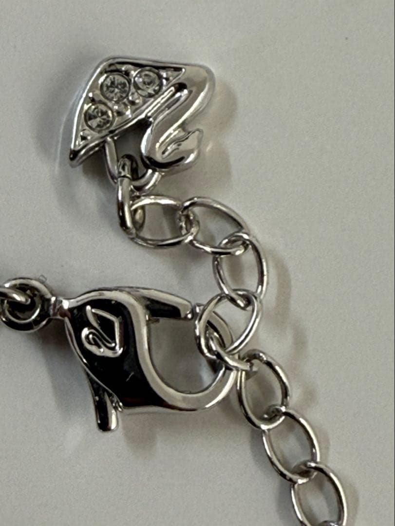 T10302 Swarovski ハート型ネックレスとピアスセット