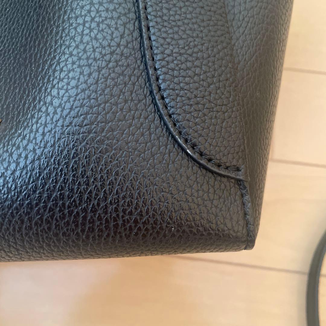 COACH 黒 レザートートバッグ