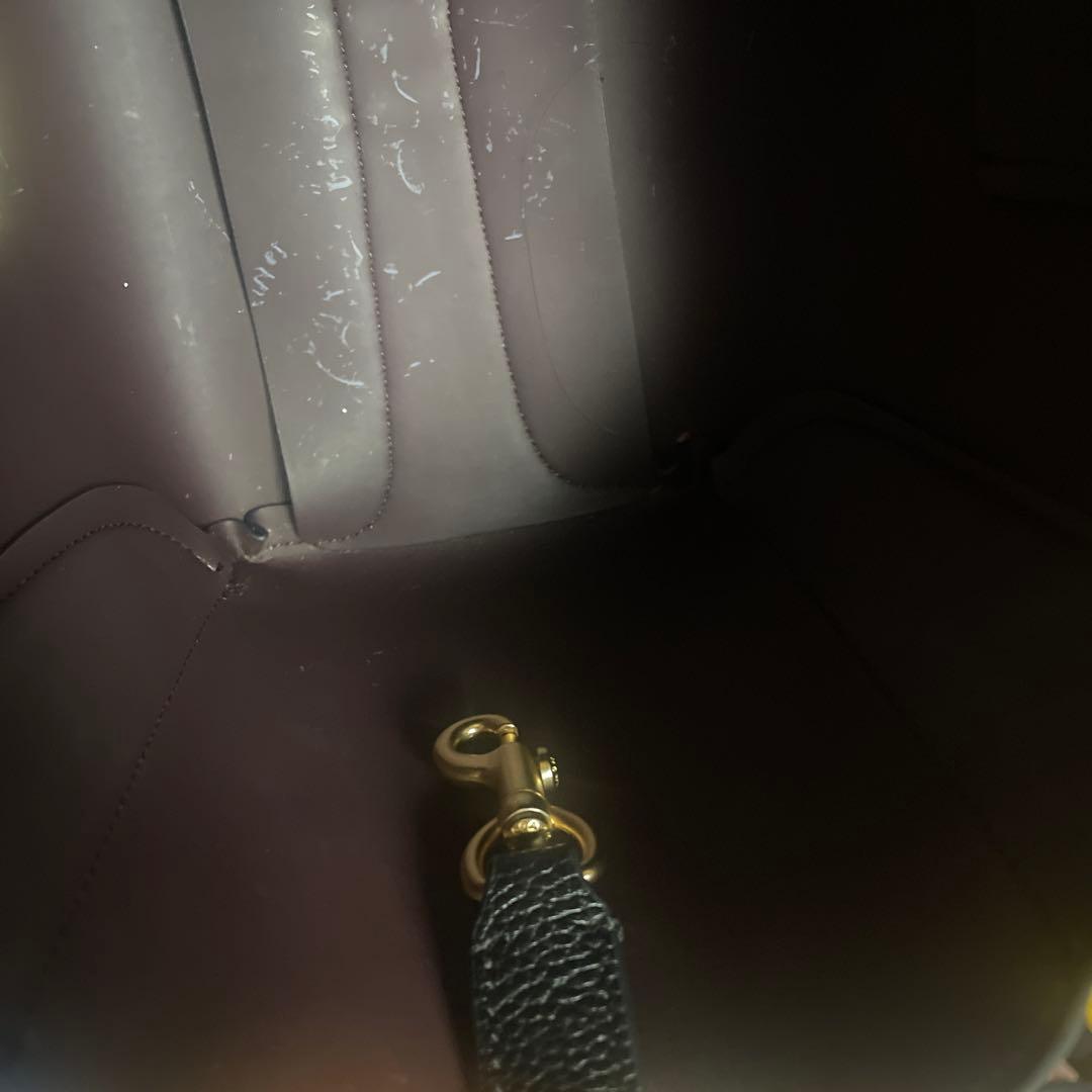 COACH 黒 レザートートバッグ