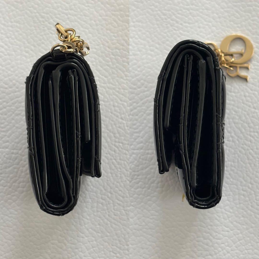 Lady Dior Lotus ウォレット ブラック ディオール レディディオール